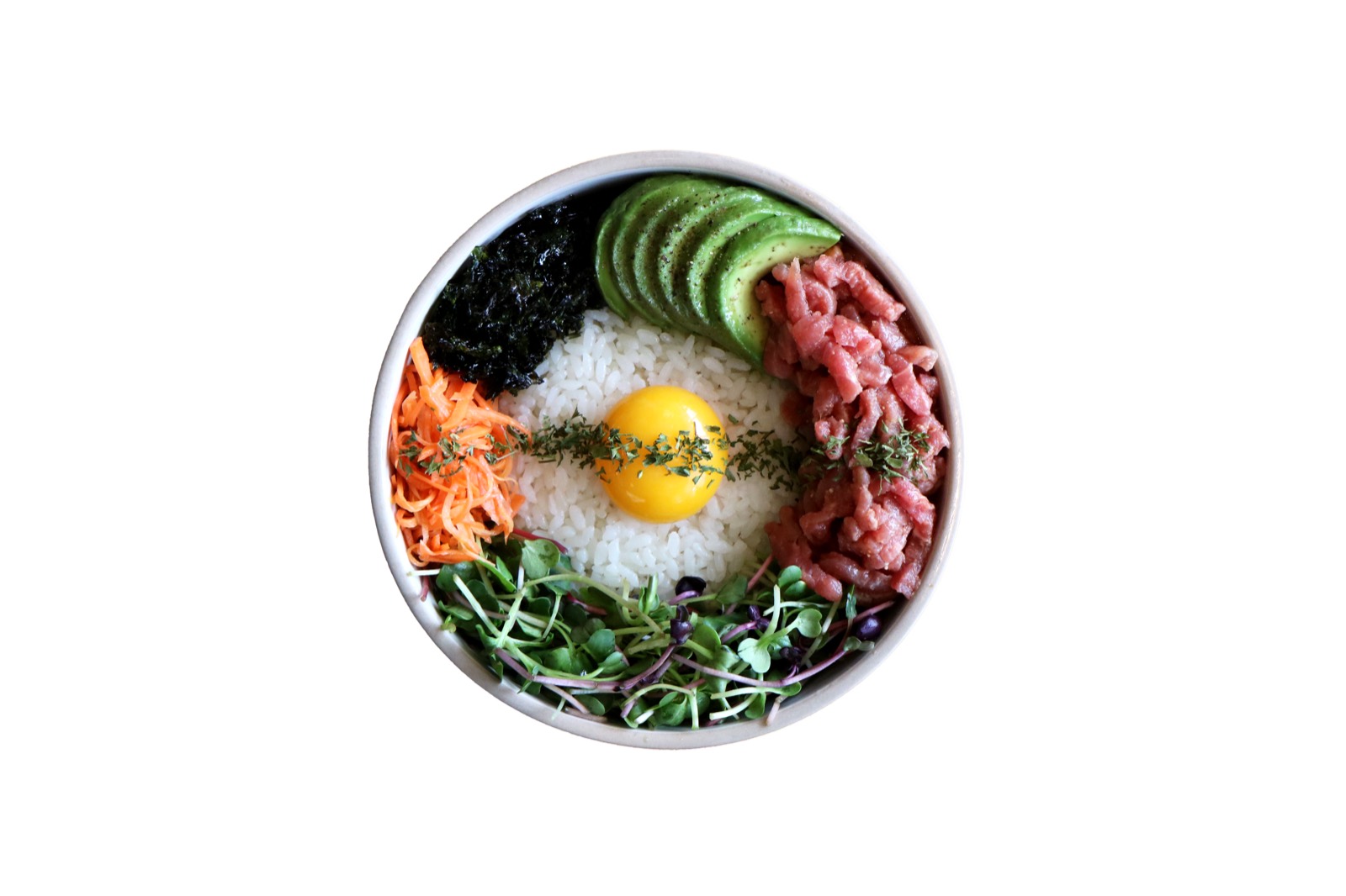 아보카도 육회비빔밥